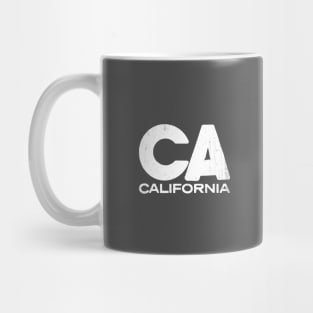 CA California State Vintage Typography Mug